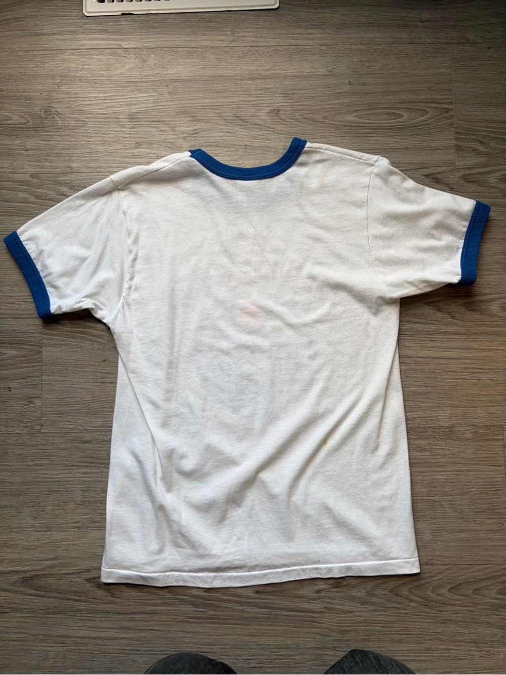 Edmonton Oilers 1985 Stanley Cup Champions White Ringer Tee - Picture 2 of 8